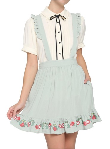 Abito rana fragola pinafore