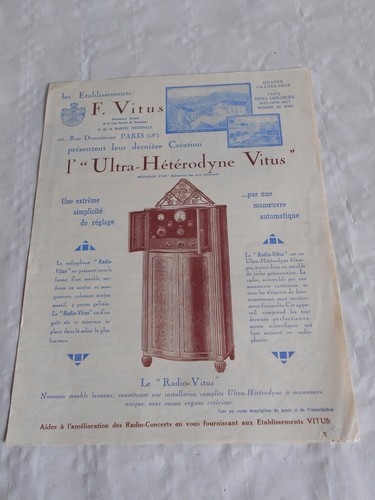 Vintage radio catalogue - catalogue, ets