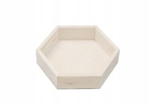 Scatola geometrica in legno a