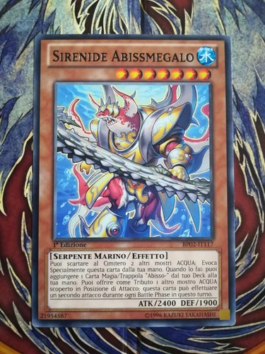 Yugioh sirenide abissmegalo - yugioh,