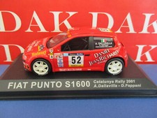 Die cast 1/43 Modellino Auto Fiat Punto S1600 Rally 2001 NO SPECCHI NO VETRO NO