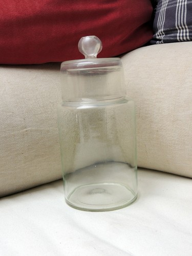 Antico vaso vetro xix secolo - vetro,