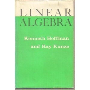 Linear algebra first edition - -,