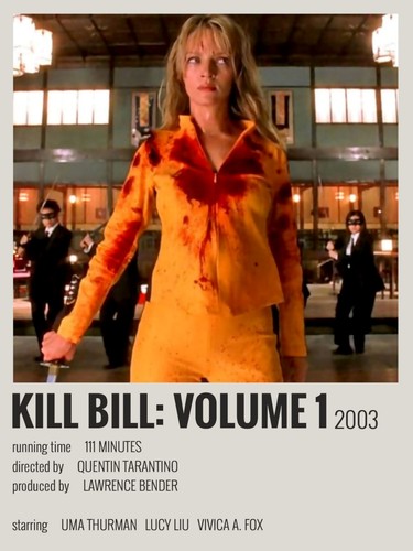 Kill bill vol poster cm - kill,