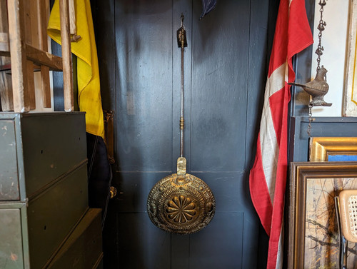 18th century brass dutch bed - dutch,