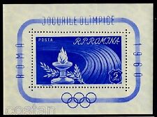 Olimpiadi di Roma/Roma 1960,Torcia Olimpica,Stadio,Sport,Alloro,Romania,Bl.46,MNH