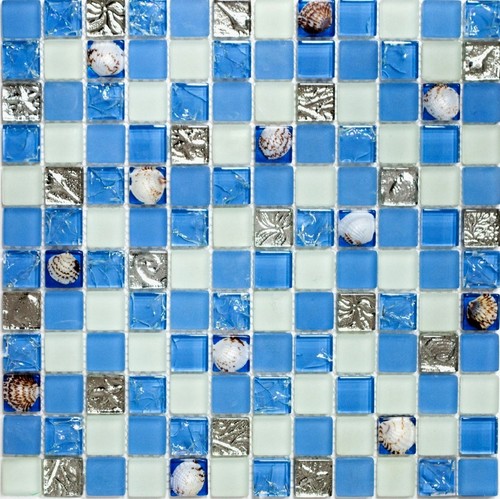 Mosaico shell blu specchio - shell,