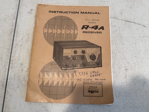 Drake receiver manuale - drake, r-4a
