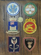 Lotto 6 stemmi militari e forze dell’ordine