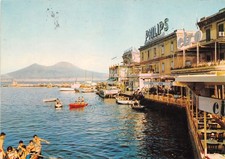 Cartolina Napoli Vesuvio da Santa Lucia Insegna Philips Ristorante Ciro 1981