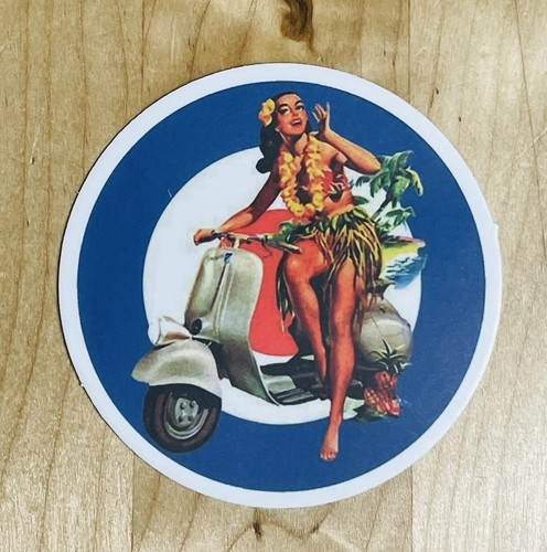 Adesivo hawaiian hula girl - adesivo,