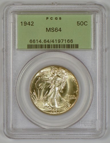 Mezzo dollaro 1942 walking - mezzo,