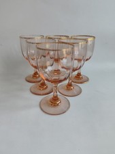 6 Grands Verres En Cristal