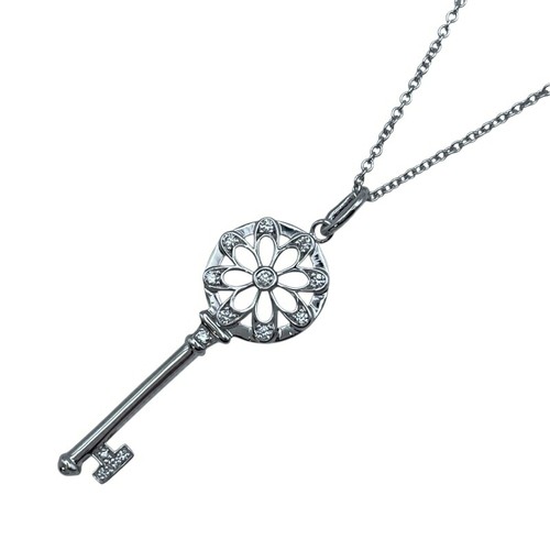 Collana chiave floreale