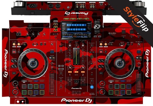 Pioneer xdj rx2 skin rosso - xdj-rx2, |
