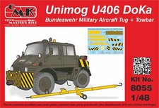 CMK 8055 1:48 Unimog U406 DoKa Military Airport Trainer + Kit tutta resina barra di traino