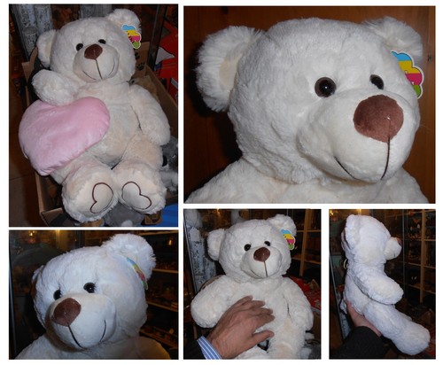 Peluche orso bianco grande - , cm