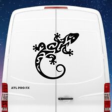 2 x Adesivo Decalcomania Vinile Geco Tribale Trasferimento | Auto Caravan Furgone Casa