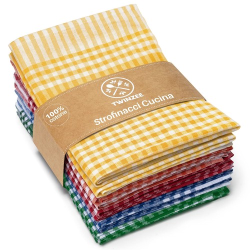 Strofinacci cucina cotone - strofinacci,