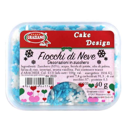 Fiocchi neve zucchero - fiocchi,
