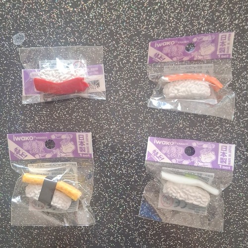 Iwako lotto set gomme da - lotto/set, 4