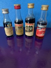 lotto 4 mignon amaro averna-amaro ramazzotti- fernet branca-rabarbaro zucca