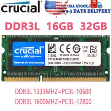 Crucial DDR3L 16 GB 32 GB 1333