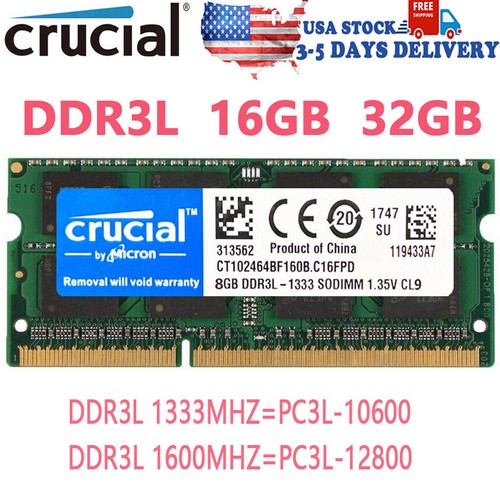 Crucial ddr3l gb 1333 - ddr3l, 16