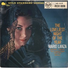 Mario Lanza - The Loveliest Night Of The Year - (RCX 1039, RCX-1039)- (7", EP, R