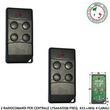 Telecomando 4 Canali 2 Pezzi