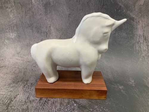 Unicorno bianco vintage maigon - bianco,