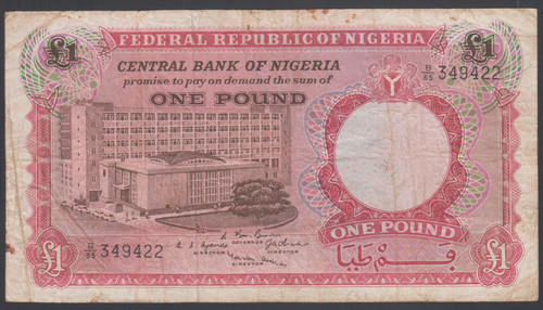 Nigeria sterlina 1967 p - 1,