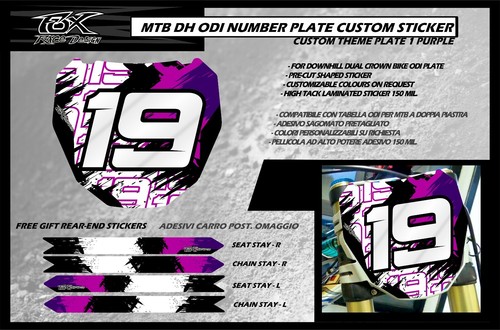 Adesivi tabella sticker mtb - sticker,