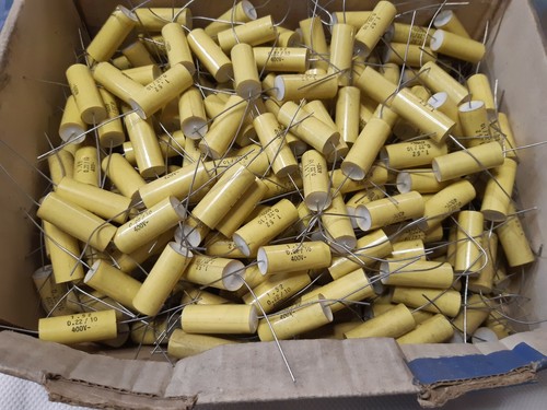 Capacitor polyester plessey - capacitor,