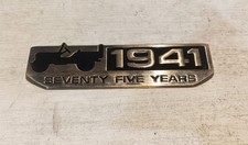 Jeep JK 75 Anniversario 1941 Logo Emblema Targhetta Seventy Five Years Willys .