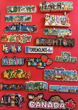 Souvenir fridge magnet name - -,