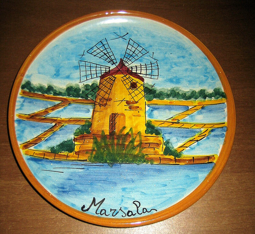 Piatto mulino vento in - mulino, a