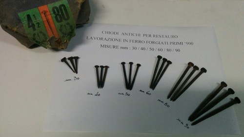Chiodi antichi per restauro - antichi,