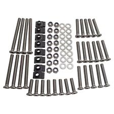 KIT DADI VITI ACCIAO INOX PORTIERE ANTERIORI POSTERIORI LAND ROVER DEFENDER 110