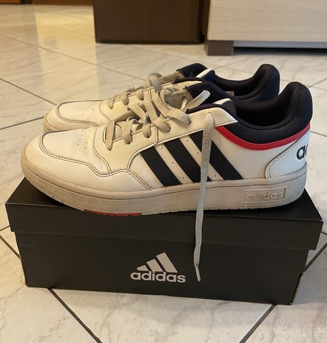 Adidas hoops low bianco - hoops,