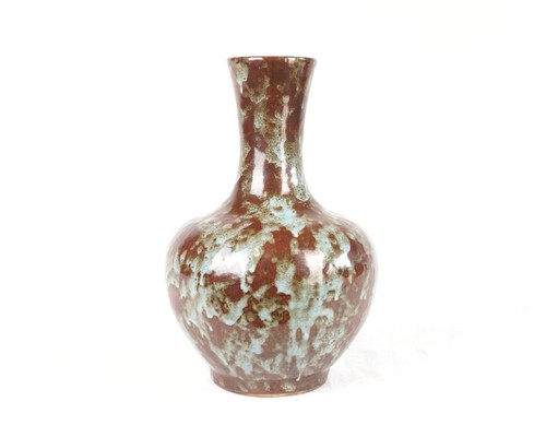 Vaso cinese ferro rosso - vaso, in