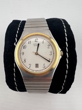 Vintage CITIZEN Quartz, 2810-953991 SA, tono oro/argento, sottile, funziona bene!