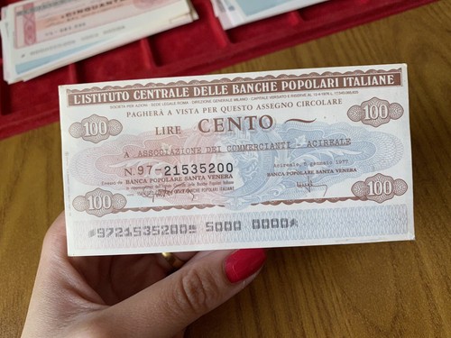 Mazzetta 100 miniassegni - mazzetta,