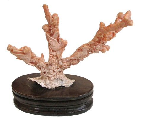 Statua corallo giapponese - statua,
