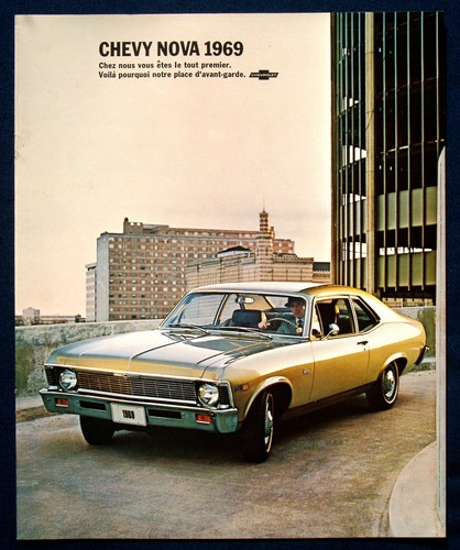 Brochure depliant 1969