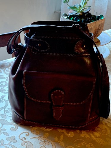 Borsa pelle marrone timberland - pelle,
