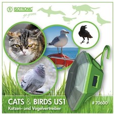 Repellente dissuasore ultrasuoni colombi, piccioni, tortore e gabbiani - solare