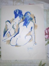 COD. 88 TECNICA MISTA SU CARTA SPESSA FIRMATO GUTTUSO CM.22X27.