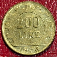 HIGH GRADE AU 1978 ITALY 200