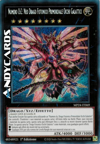 Numero c62 neo - drago, fotonico